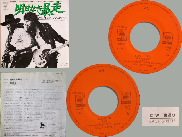Bruce Springsteen - BORN TO RUN / BACKSTREETS